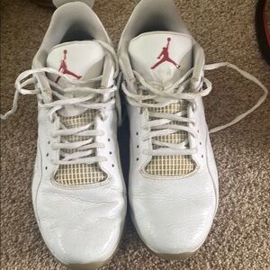Jordan Golf White Sneakers Classic Design